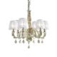 Louis XIV - 6 light Chandelier - White