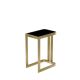 CLARK SIDE TABLE WITH GLASS TOP