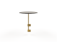 MYTHOS SIDE TABLE W/GLASS