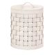 BARCELONA STORAGE BASKET WITH LID ROUND SMALL