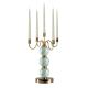 Butterfly Candelabra 5 Arms - Aquamarine