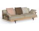 ALLURE SOFA 2 SEATER WOOD ARM