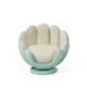 LOTUS ARMCHAIR BEAUTY GREEN