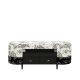 Black and White Toile-de-Jouy Bench