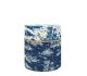 Blue Toile-de-Jouy Pouf