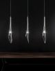 CALLE 3 Linear multi light pendant