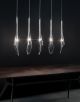 CALLE 5 Linear multi light pendant