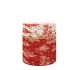 Chinese Red Toile-de-Jouy Pouf