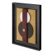 TABOU DECORATIVE WALL SCULPTURE WITH BLACK FRAME