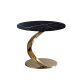 Wave Coffee Table - Black Marquinia marble