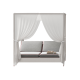 TWO SEATER DAYBED WITH CURTAINS