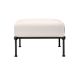 Aluminum garden footstool - BLACK