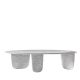 SESI A WHITE COFFEE TABLE BY MARTINELLI VENEZIA STUDIO