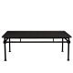 Rectangular aluminum coffee table - BLACK