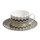 SET 6 PCS. COFFEE CUP & SAUCER - 0,1 L ZZG