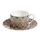 SET 6 PCS. COFFEE CUP & SAUCER - 0,1 L SJ148